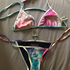 WILDFOX Space Cadet Galaxy Bikini